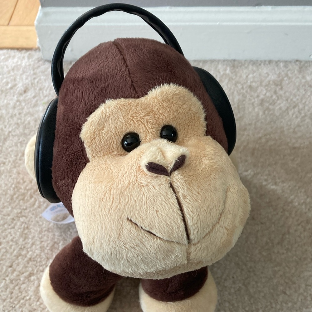 Vintage iflops Plush Monkey With Twin Stereo Speakers - Tested